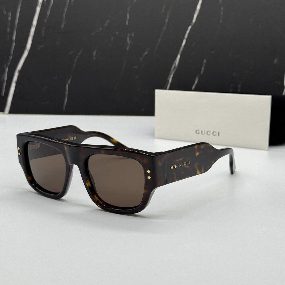 NEW GUCCI GG1262S 002 HAVANA UNISEX SUNGLASSES GUCCI
